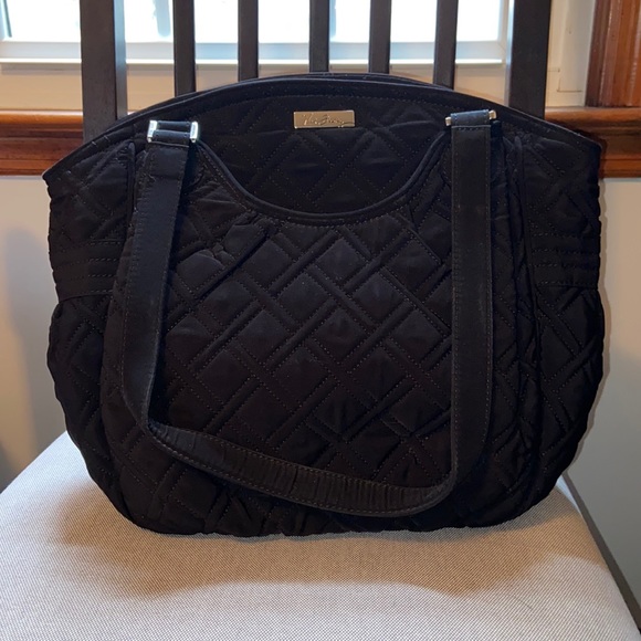 Vera Bradley Handbags - Vera Bradley Black Microfiber Handbag